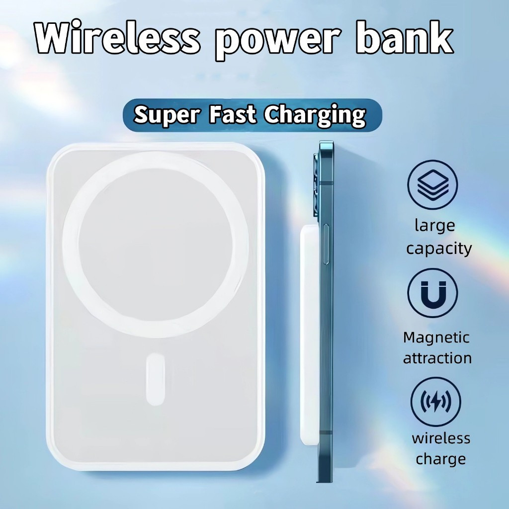Jual Original Magsafe Powerbank Phone 10000mah Magnetic 20W Fast ...