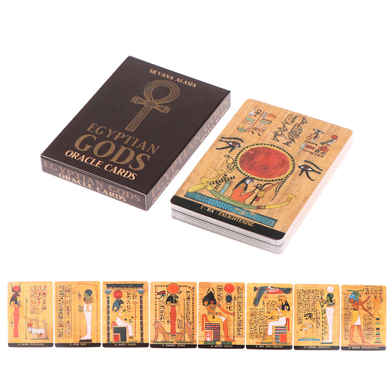 Jual Fate Card Fortune Telling Game Egyptian Gods Oracle Cards Tarot ...