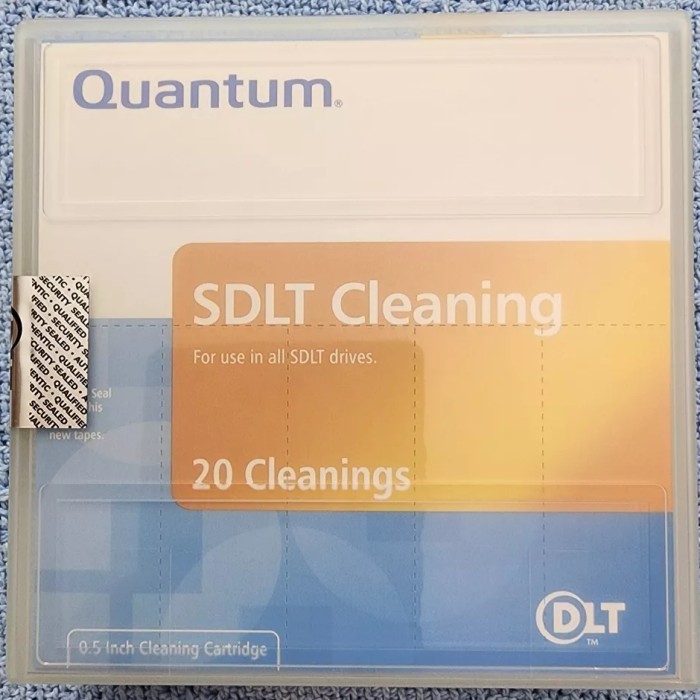 Jual Quantum SDLT Cleaning Cartridge SLDT 220, 320, 600, 600A 20 ...