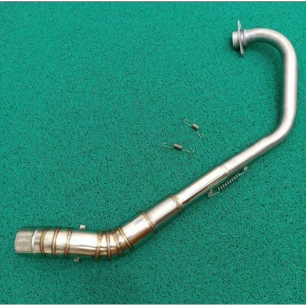 Jual open Pipe Elbow Raider 150fi Raider 150carb Tmx 155 free spring ...