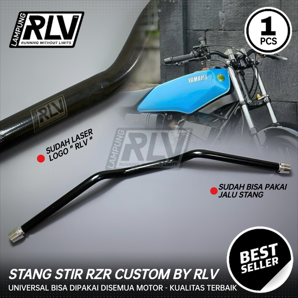 Jual Stang Stir Yamaha RZR Hitam Variasi Stang Fatbar RZ-R Hitam ...