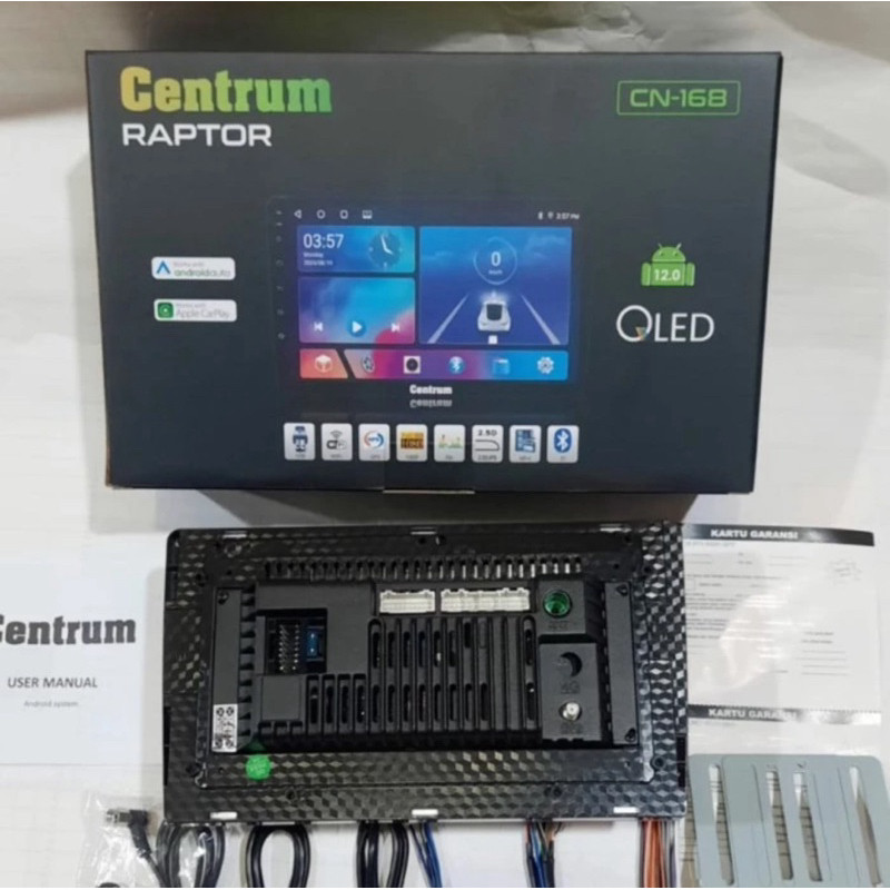 Jual Headunit Android Centrum Raptor 9 Inch CN-168 QLED Ram 4/64 ...