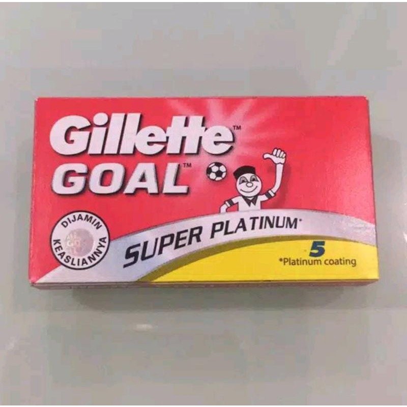 Jual SILET GILLETTE GOAL ASLI 100% PER PACK ISI 5 BLADE | Shopee Indonesia
