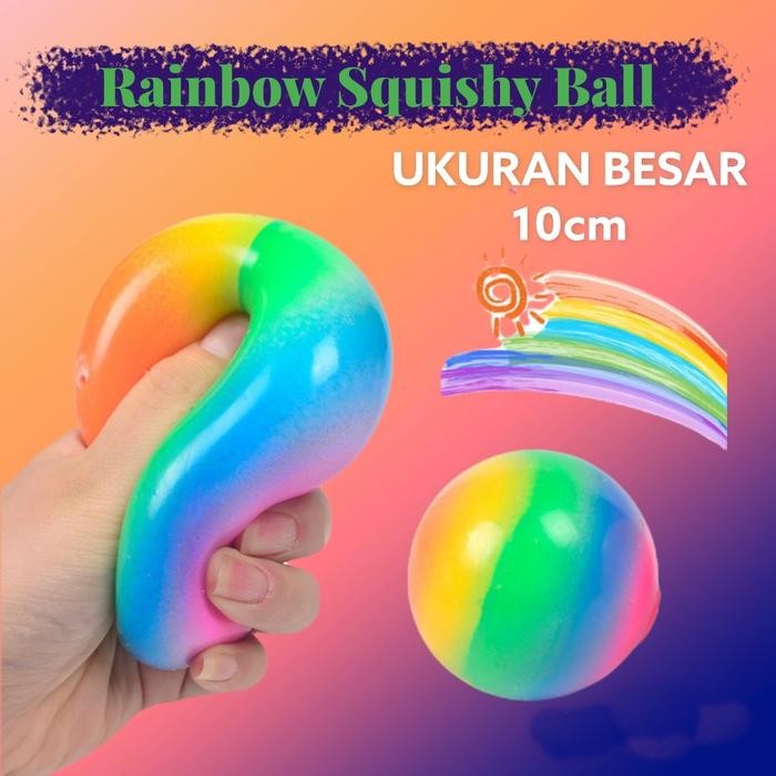 jual-rainbow-squishy-balls-stress-ball-ukuran-besar-10cm-fidget-toys