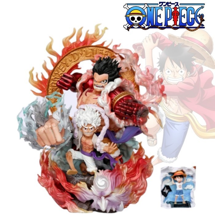 Jual Action Figure One Piece Monkey D Luffy Gear 4 Gear 5 Sun God Nika ...