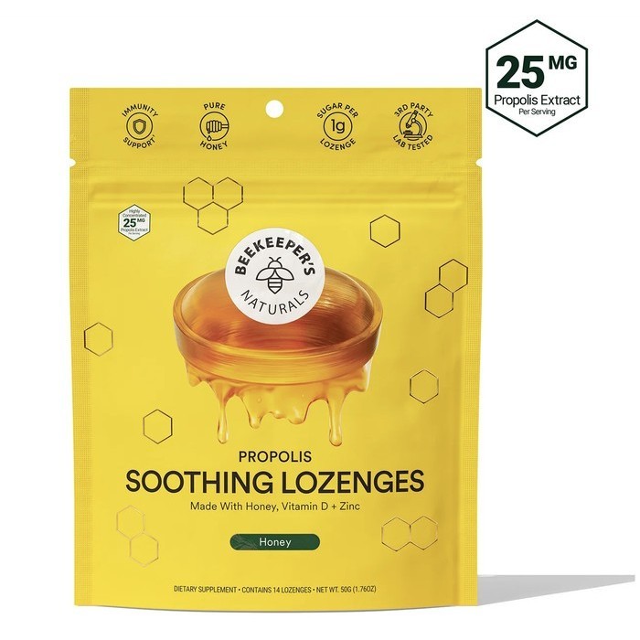 Jual Beekeeper's Naturals Soothing Lozenges Candy 14pack 50g - Honey ...