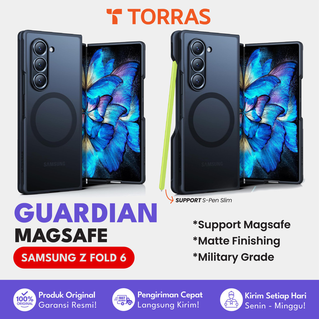 Jual Case Samsung Galaxy Z Fold 6 Torras Guardian Magsafe S-Pen Casing ...