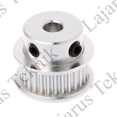 WINSINN GT2 Umlenkrolle 16 Zähne 3mm Bohrung 6mm Breite Timing Pulley Rad Aluminium für 3D Drucker (5er Pack