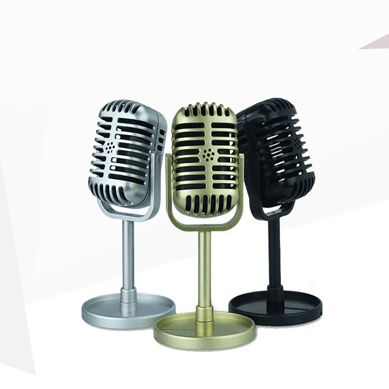 Jual Simulation Props Mic Retro Dynamic Vocal Microphone Vintage Style ...