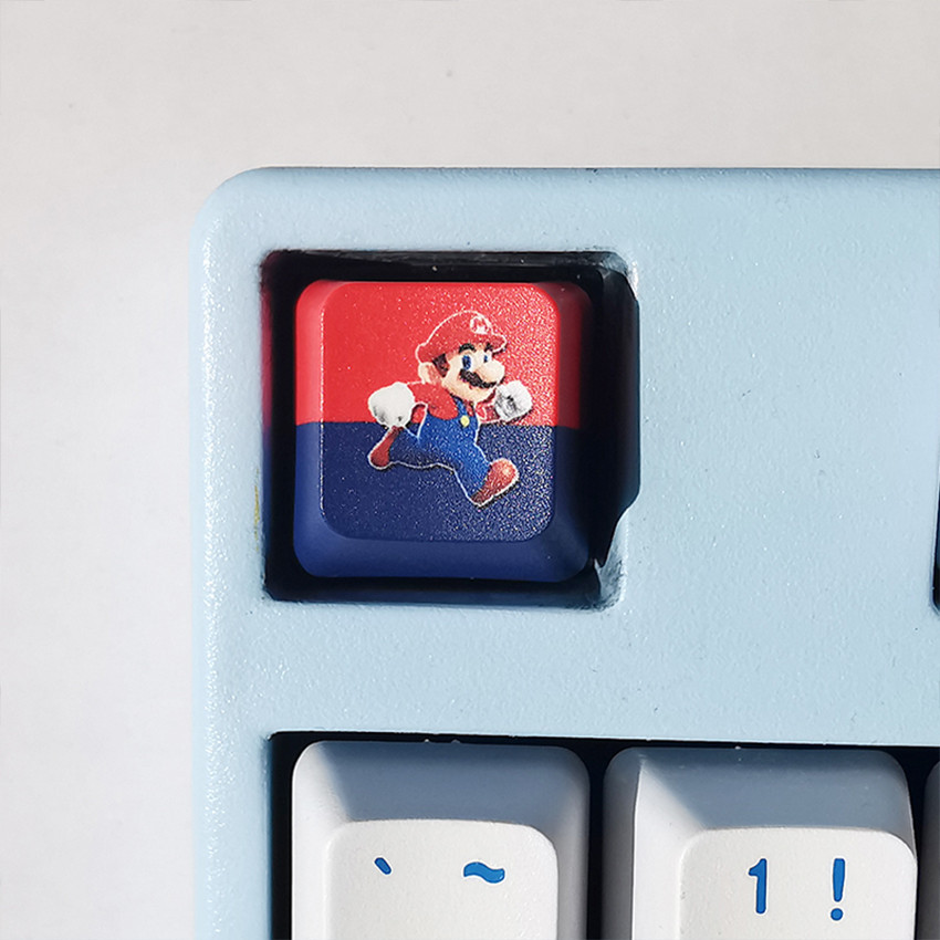 Jual Super Mario Bros keycaps 5 keys mechanical keyboard | Diy ...