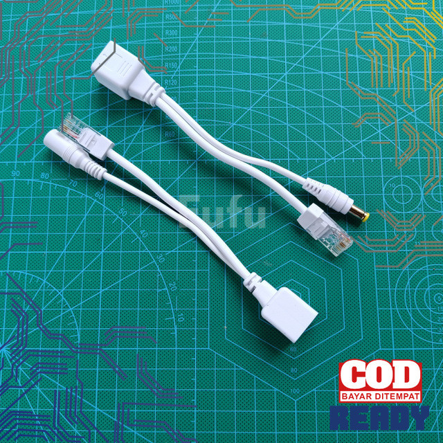 Jual KABEL POE INJECTOR & POE SPLITTER (SET) / KABEL POE SEPASANG ...