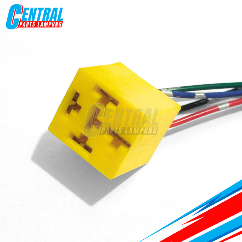 Jual Relay Klakson Transparan Kaki 4 12V Riley Relay Alarm Motor Mobil ...