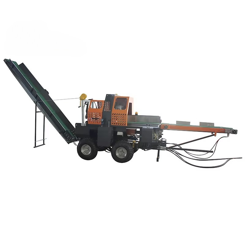 Jual 30T Hydraulic Wood Processor Log Splitter Firewood Processing ...