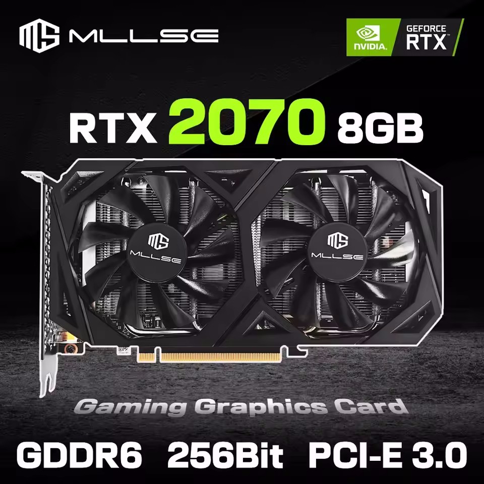 Jual MLLSE NVIDIA GeForce RTX 2070 8GB Graphics Card GDDR6 HDMI DP ...