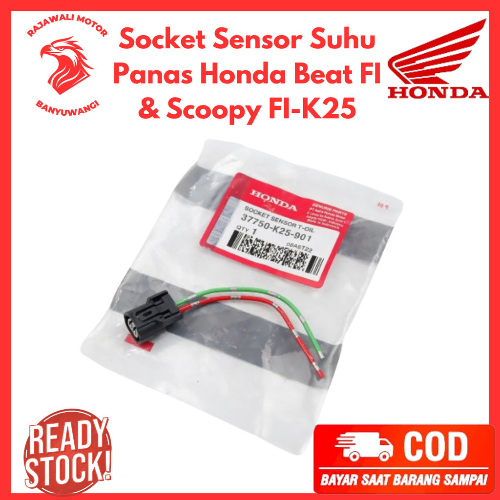 Jual Socket Sensor Suhu Panas Motor Beat FI & Scoopy FI / Soket Sensor ...