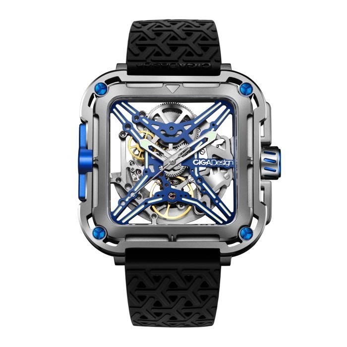 Jual Jam Tangan CIGA Design Series X Gorilla Silver Titanium Blue Automatic Shopee Indonesia