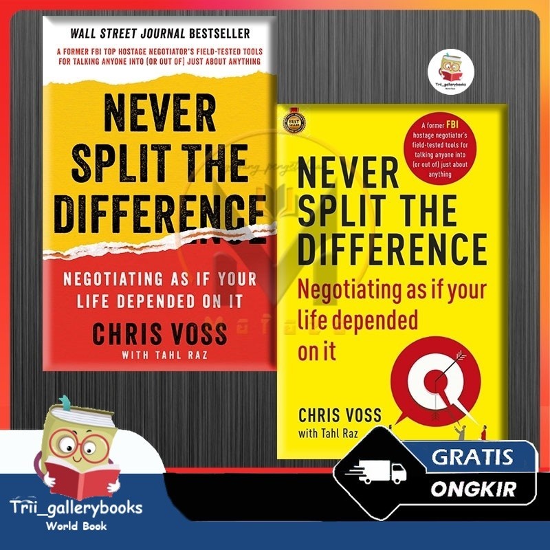 Jual Never Split the Difference by Chris Voss (English) | Shopee Indonesia
