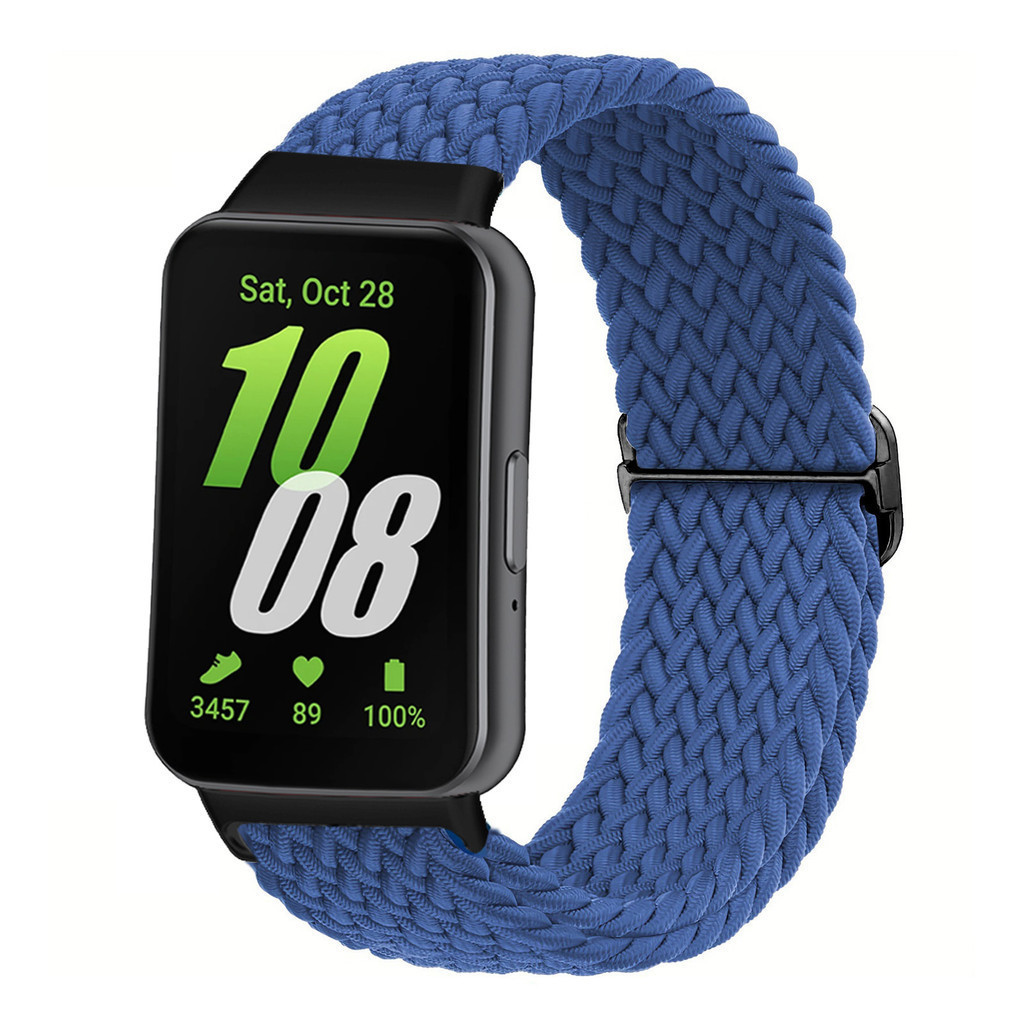 Nylon Scrunchie Band Strap for Samsung Galaxy Fit Soft Elastic Braided  Belt Bracelet Accessories Tali Jam Tangan Smartwatch for Samsung Fit