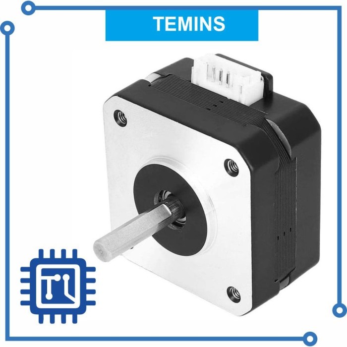 Jual NEMA 17 Stepper Motor 17HS4023 Untuk 3D Printer CNC Robotik dll ...