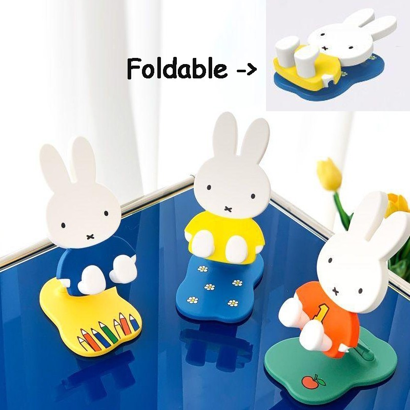 Jual Miffy Mobile Phone Foldable Stand Useful Cellphone Holder Desk