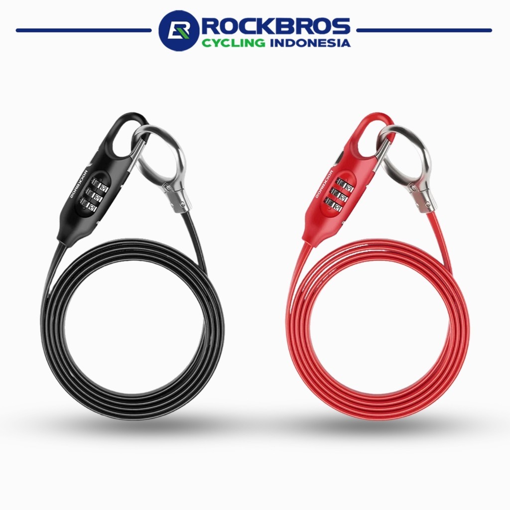 Jual Rci Rockbros PL3001 32120004 Kunci Gembok Sepeda Motor 150cm Key ...