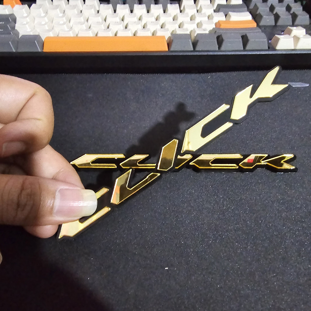 Jual CLICK Emblem akrilik sticker acrylic Click Vario | Shopee Indonesia