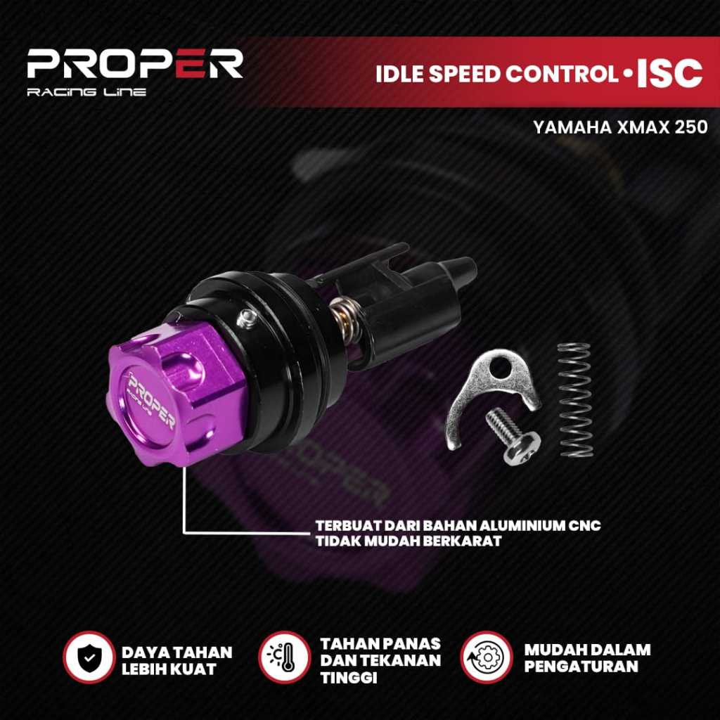 Jual PROPER RACING LINE IDLE SPEED CONTROL ISC MANUAL LANGSAM XMAX 250 ...