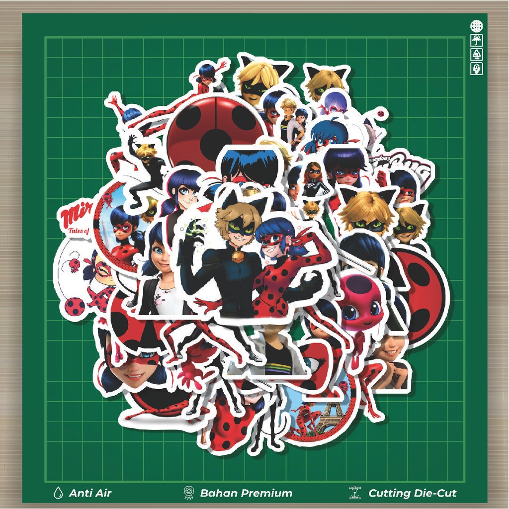 Jual HOT 50 PCS STIKER Ladybug/Ladybird Series 2 Fashion Cars Decal ...