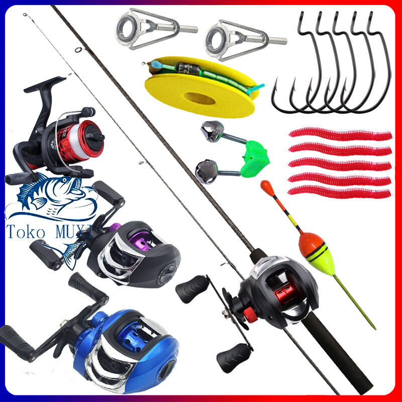 Jual pancing 1 set lengkap kuat pancing casting 1 set lengkap pancing ...