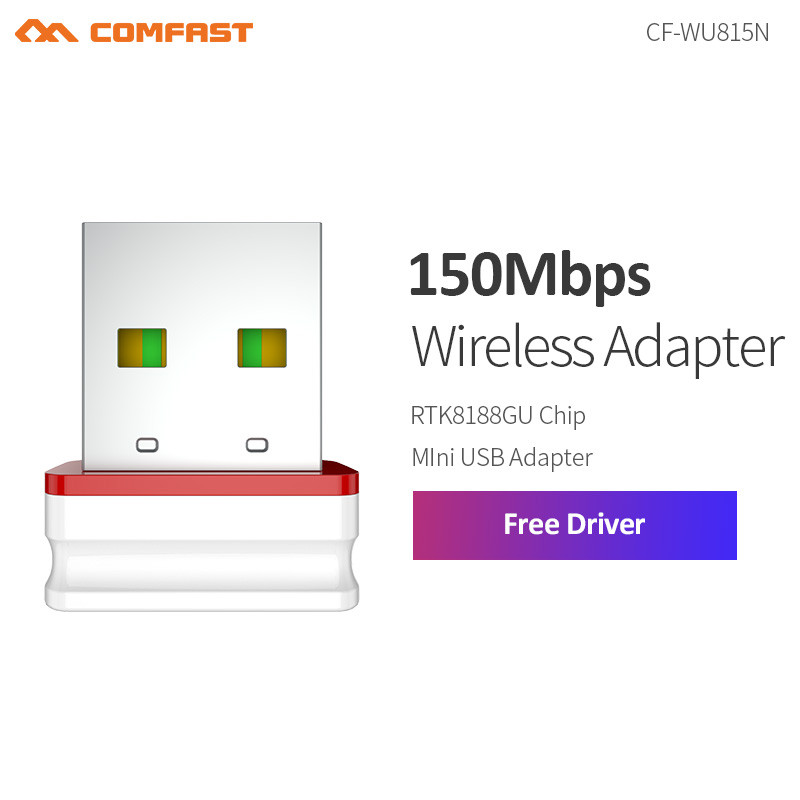 Jual Comfast Free Driver 150Mbps Mini Network Card Wireless USB WiFi ...