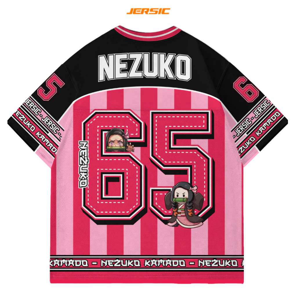 Jersey Nezuko Kimetsu no Yaiba - Dapatkan Gaya Anime yang Menawan Sekarang!