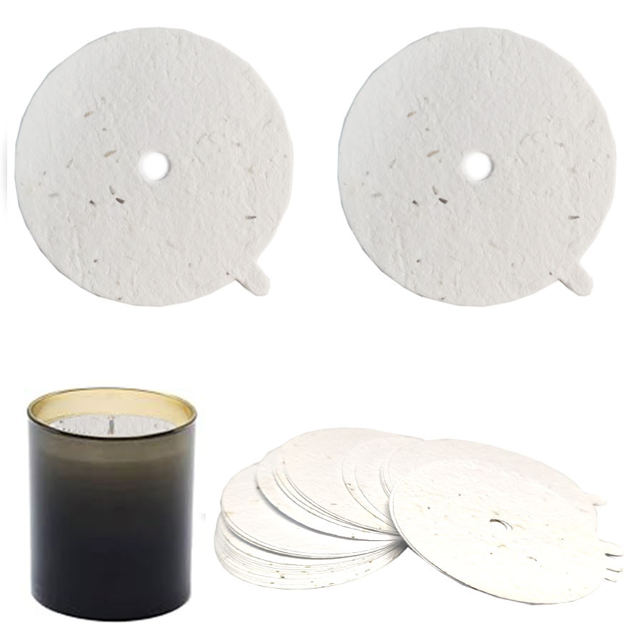 Jual 10/50pcs growing seed paper Candle Dust Protectors Paper Candle ...