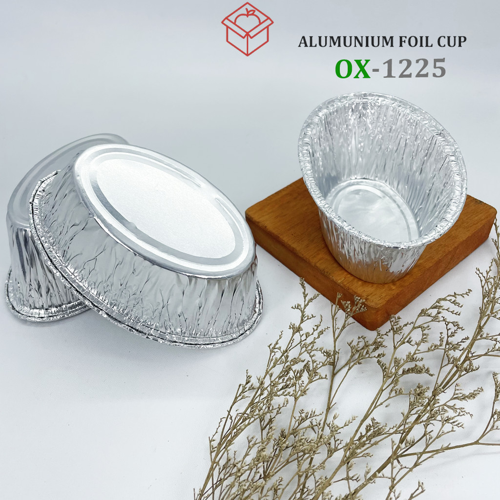 Jual Alumunium Foil Tray Cup OX1225 Lasagna Klapertart Spaghetti Brulee ...