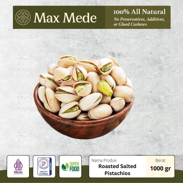 Jual Max Mede - Kacang Pistachio Panggang 1kg Kacang Pistachio Arab ...