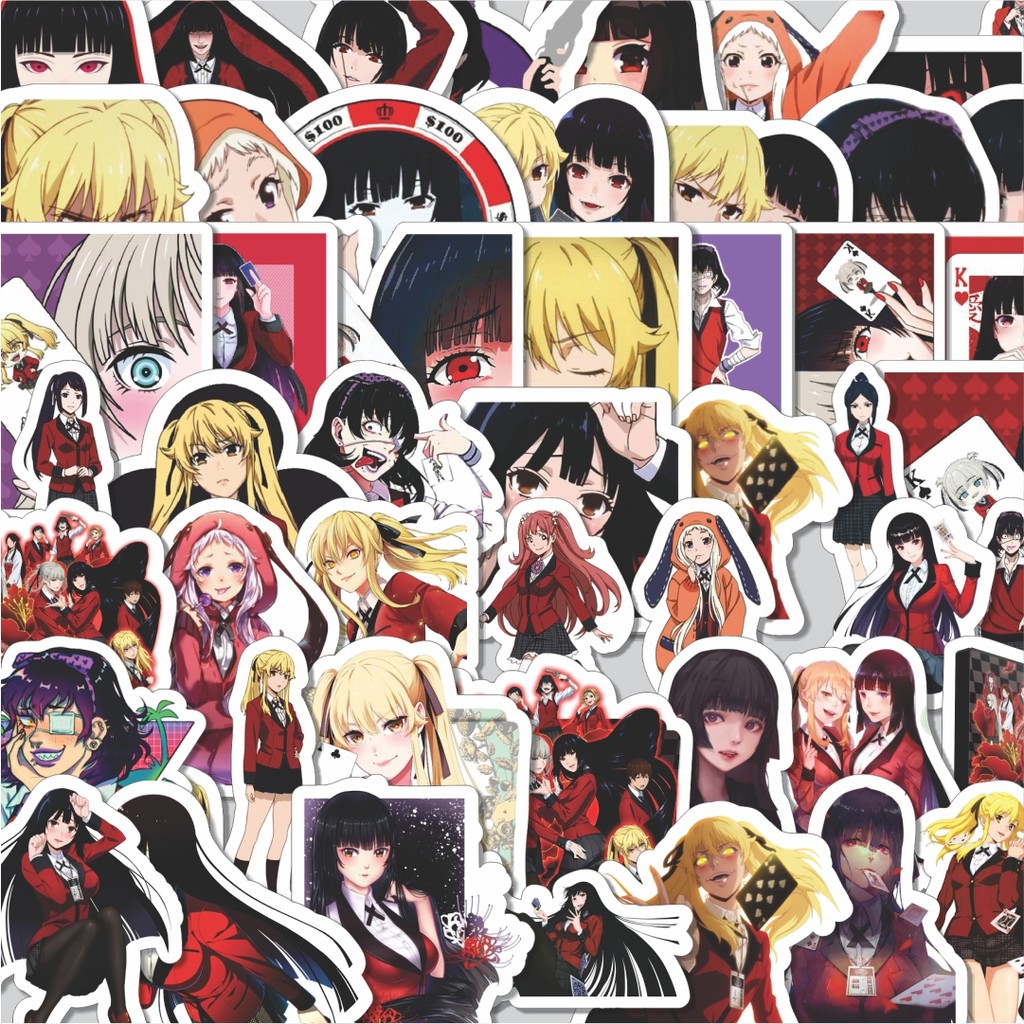 Jual Stiker Cutting Pack Stiker Anime Series Kakegurui Kar…