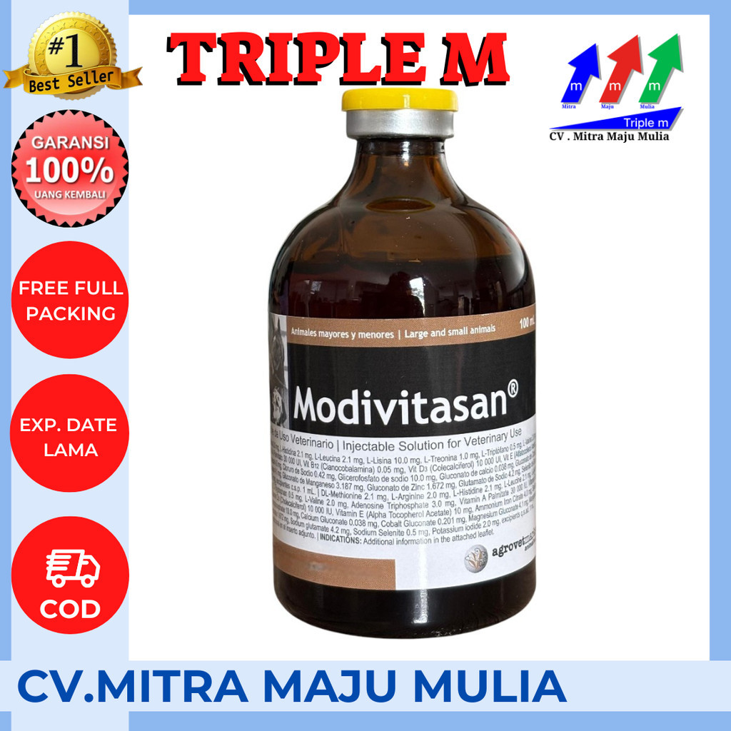 Jual Modivitasan 100 ml - Multivitamin lengkap beserta asam amino ...