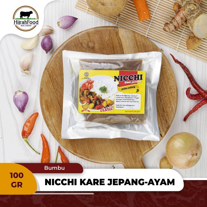 Jual Nicchi Kare Jepang Ayam 100 gram Japanese Curry Paste Non MSG ...