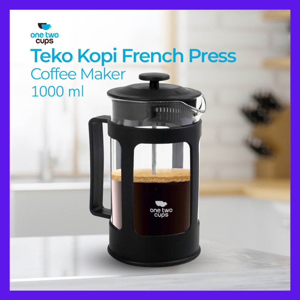 Jual inovasi_tani-COD-FRENCH PRESS COFFEE PLUNGER MAKER 1000ML ALAT ...