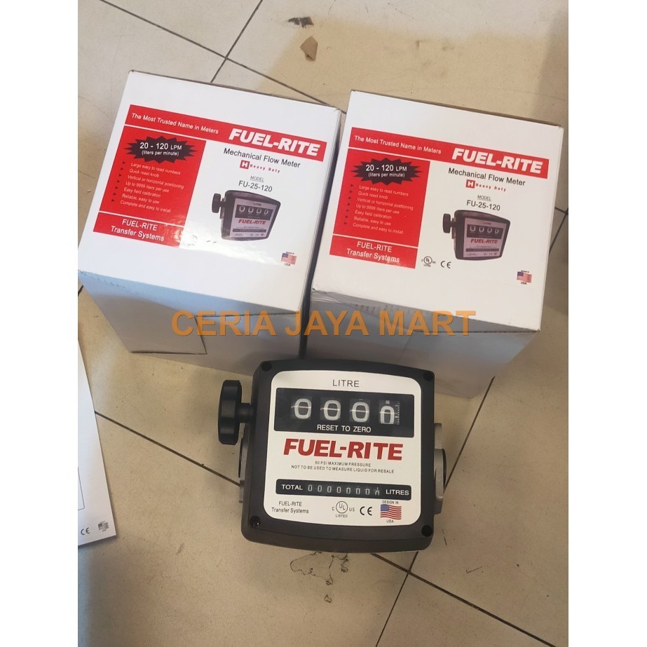 Jual Flow Meter Solar Inch Digit Fuel Rite Flowmeter Solar Dn