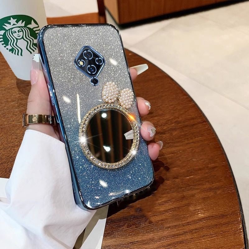 Glitter Vivo S1 Pro Casing Vivo S1 Pro Cover Red New Shinny