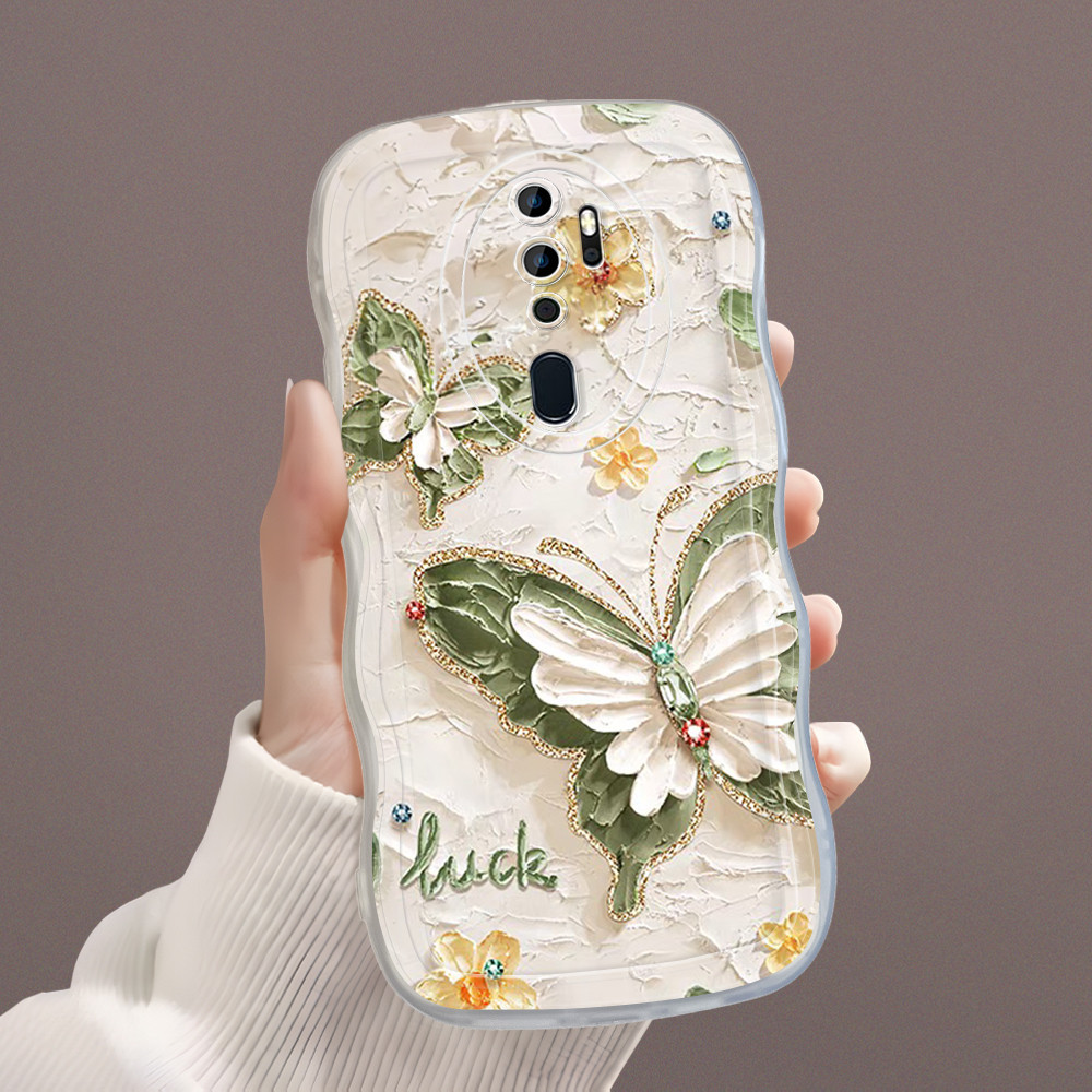 Custodia HONLEN Per OPPO A9 2020 E A5 2020 – Trasparente Sfumato, TPU Morbido Con Angoli Rinforzati