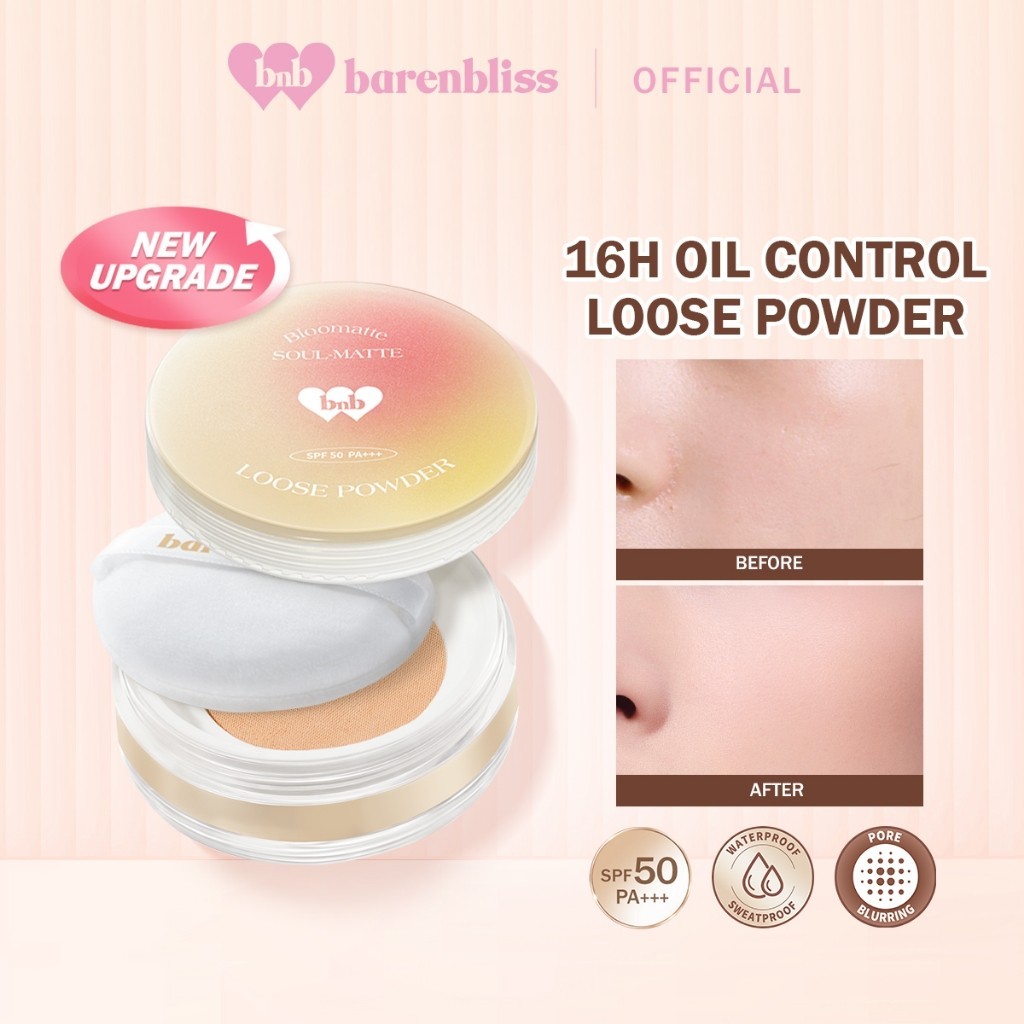 Jual [EXP JULI 2026] BNB BARENBLISS BLOOMATTE SOUL-MATTE LOOSE POWDER ...