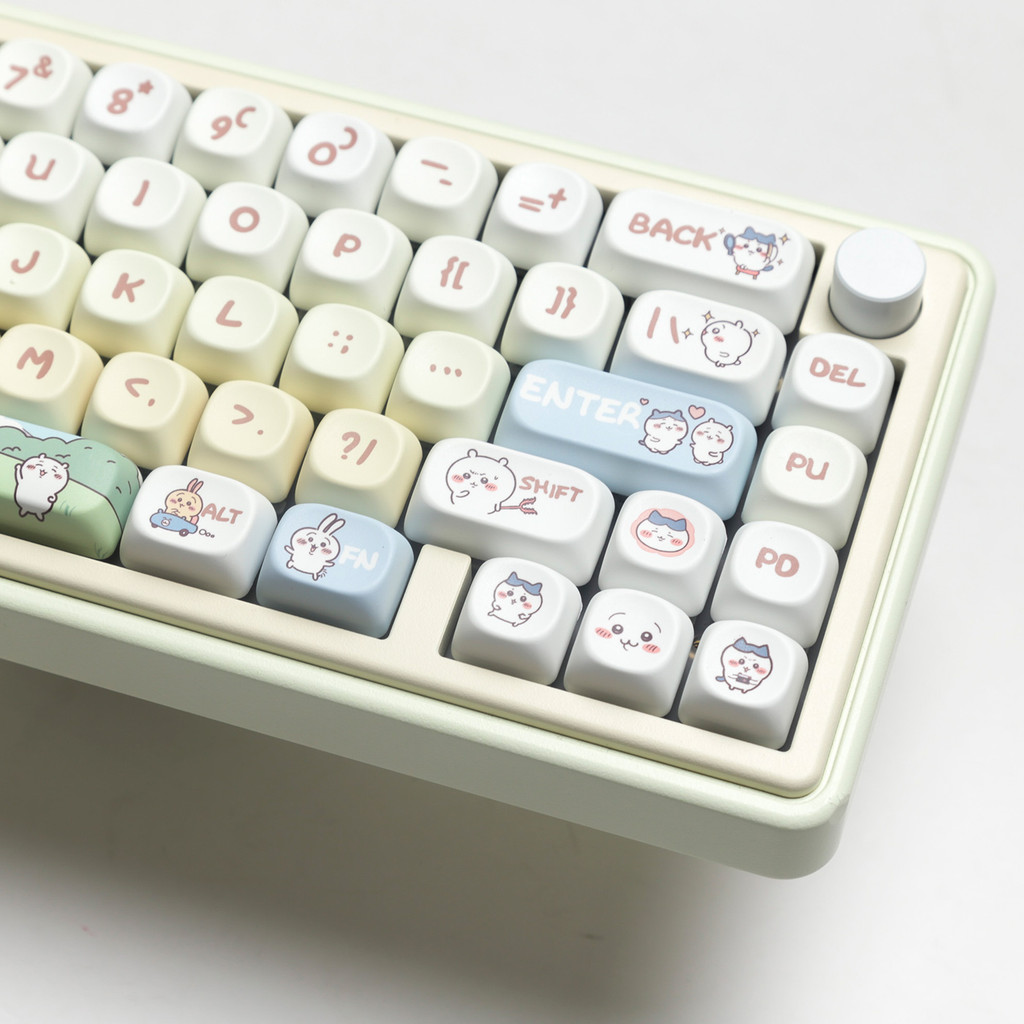 Jual Keycaps PBT Dye sub profil MOA chiikawa Kawaii Anime mechanical ...
