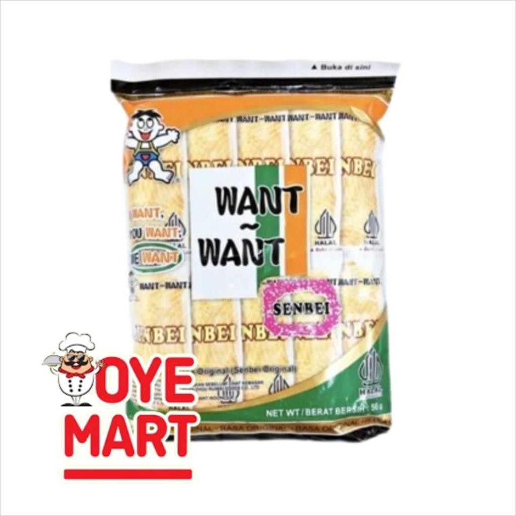 Jual WANT WANT SENBEI ORIGINAL 56GR/RICE CRAKERS | Shopee Indonesia