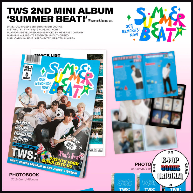Mini Album TWS 2nd - Summer Beat! (2 Versi) - Ready Stock