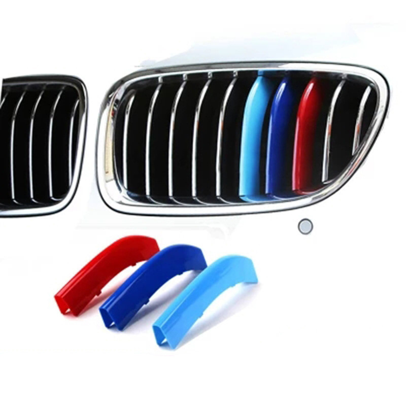 Jual 3pcs/lot Car Grille Network Decor Trims Grill Sticker for BMW E46 ...