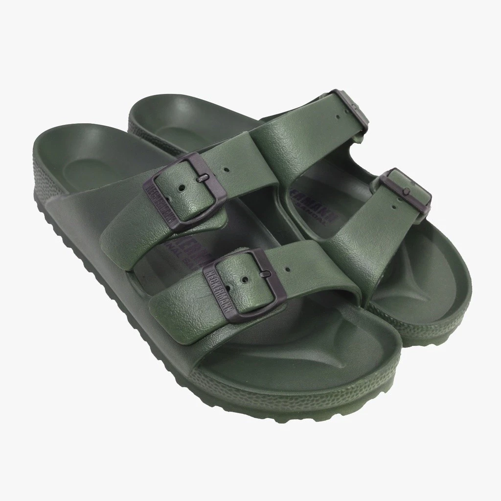 Detail Sandal Slide Pria Keren Neckermann Troy 051 Warna Dark Grey