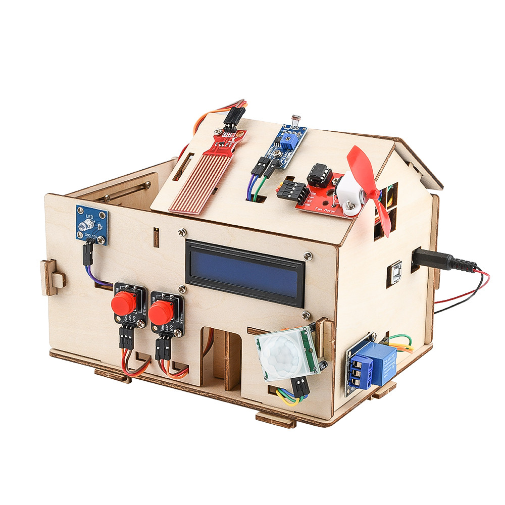 Jual Smart Home IOT Kit With PLUS Board For Arduino STEAM House Kit DIY ...