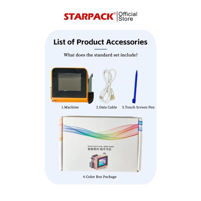 Jual STARPACK MINI INKJET PRINTER HANDHELD PRINTING TYPE RJ-1 | Shopee ...