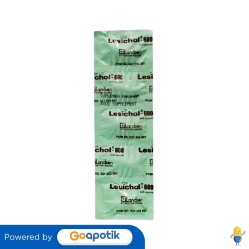 Vitamin Lesichol 600 Mg Strip 5 Kapsul